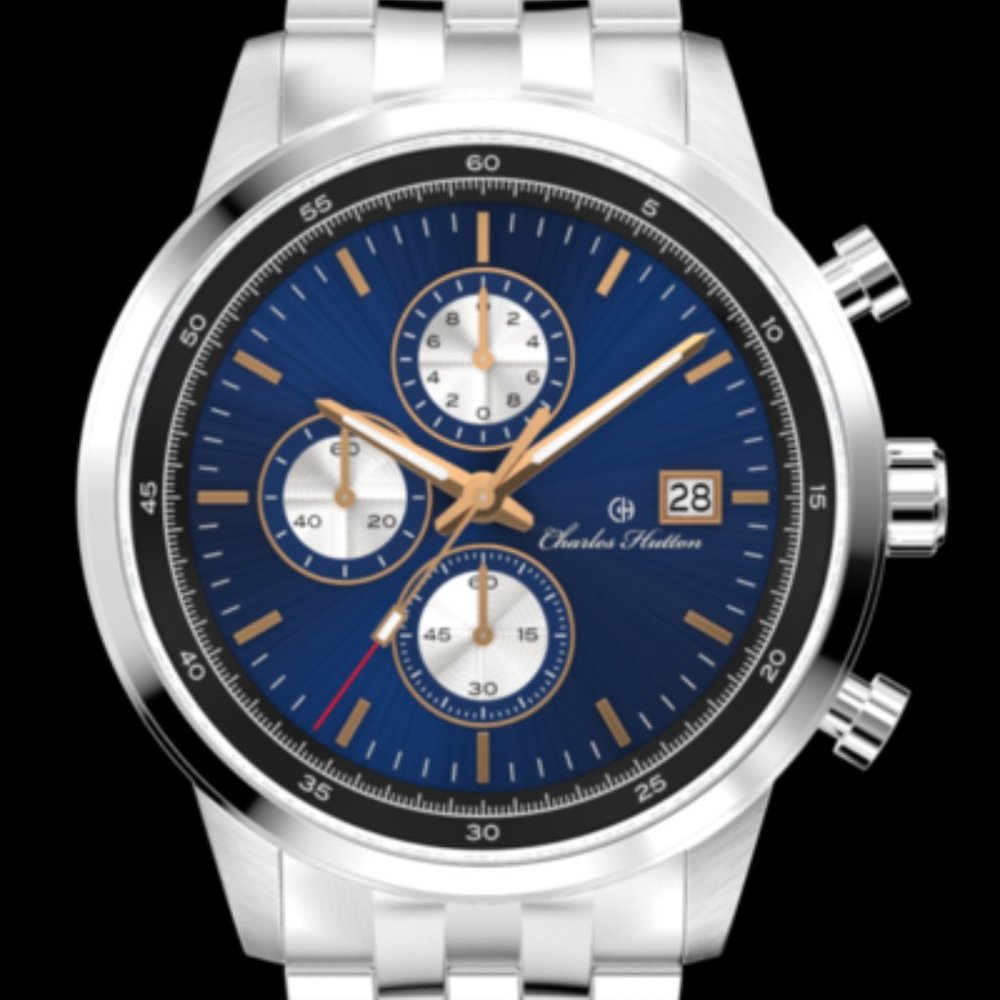 Charles Hutton Men's Watch 44 MM